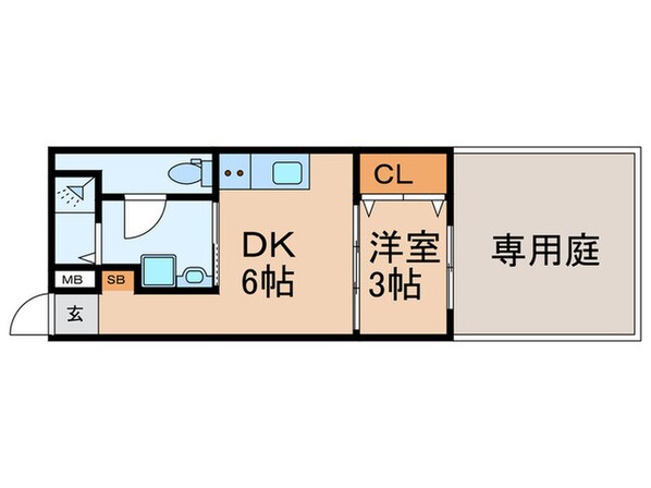 エスポワール墨江の物件間取画像